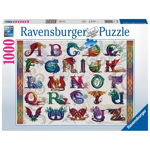 Puzzle Alfabet Dragon, 1000 Piese, Ravensburger