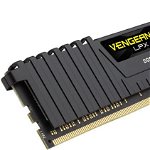 Memorie Corsair Vengeance LPX 16GB (1x16), DDR4, 2666MHz, CL16, 1.2V, Black