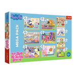 PUZZLE TREFL 10IN1 PURCELUSA PEPPA PIG CU PRIETENII, TREFL 10in1