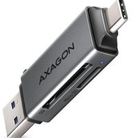 Card Reader Axagon CRE-DAC, USB-A - USB-C, Gray Card Reader Axagon CRE-DAC, USB-A - USB-C, Gray