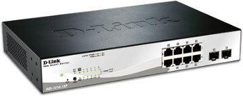 Switch D-Link Gigabit DGS-1210-10P, D-Link
