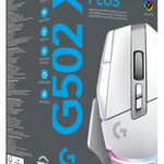 Mouse G502 X PLUS Gaming Alb, Logitech