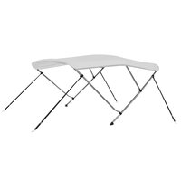 Parasolar barcă Bimini cu 3 arcuri, albastru 183x196x137 cm, Casa Practica