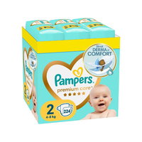 Scutece Pampers Premium Care XXL Box, Marimea 2, 4-8kg, 224 buc