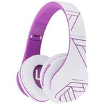 Casti P2  Wireless  Bluetooth Microfon 40mm Violet, PowerLocus