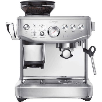 Espressor Manual SAGE Barista Express Impress SES876BSS, 2l, 1850W, 15 bar, Sistem Termic Thermocoil, Argintiu