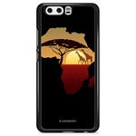 Bjornberry Shell Huawei P10 Plus - Africa Negru, 