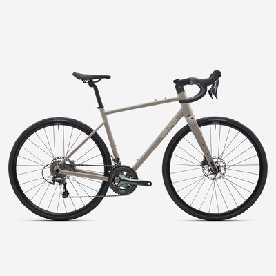 Bicicletă de șosea Shimano Tiagra 2x10v, EDR AF2 Bej,