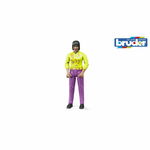 Figurina, Bruder, Femeie cu pantaloni violet, 3 ani+, Multicolor, BRUDER