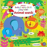 Carte "Baby's very first play book animal words", 6 luni+, Usborne
