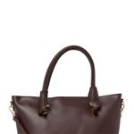 Genti Femei CHRISTIAN LAURIER Nelly Leather Shoulder Tote Bag BURGUNDY