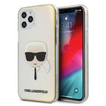 Husa de protectie Karl Lagerfeld Iridescente Head pentru Apple iPhone 12 / Apple iPhone 12 Pro, Transparent Multicolor