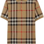 Burberry Burberry Vintage Check cotton polo shirt ARCHIVE BEIGE IP CHK, Burberry