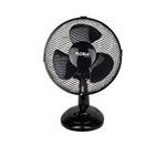 Ventilator Floria ZLN1211, 25W, Diametru 26cm, 2 Viteze, Oscilatie 90 , Negru, Floria