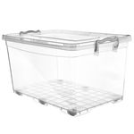 Orion Cutie de depozitare din plastic cu roți, 80 l, Orion