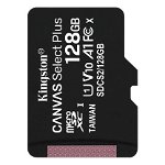 Card de memorie KINGSTON Canvas Select Plus 100R  SDCS2/128GBSP, microsSDXC, 128 GB, Clasa 10, UHS-I
