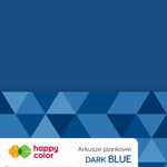 Happy Color Monocolor Happy Color spumă 20x30 cm 5 foi Albastru închis, Happy Color