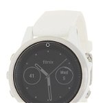 Ceasuri Barbati GARMIN Mens fenix 5S Multisport Smartwatch 42mm WHITE