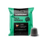 Cafea Deca Intenso, 100 capsule compatibile Nespresso, La Capsuleria