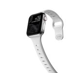 
        Curea rezistenta la apa NOMAD Sport Slim Strap compatibila cu Apple Watch 4/5/6/7/8/SE 38/40/41mm, S/M, Alb        Cod produs: 72210
      