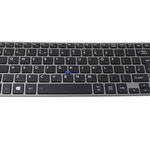 Tastatura Toshiba Portege Z30 A 12T Rama gri iluminata backlit, Toshiba