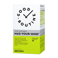 Supliment Mag-Your-Mind Magneziu Bisglicinat 300mg Good Routine, 30 capsule vegetale, SECOM