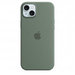 Silicone with MagSafe for iPhone 15 Plus - cypress, Apple