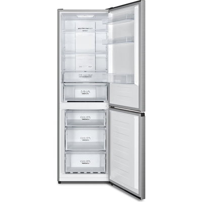 Frigider N619EAXL4, fridge/freezer combination (stainless steel), Gorenje