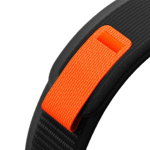 Curea material textil Tech-Protect Nylon compatibila cu Garmin Fenix 3/5X/3HR/5X Plus/6X/6X Pro/7X Black/Orange, TECH-PROTECT