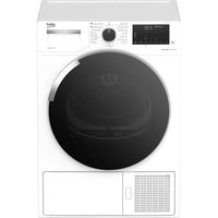 Beko Uscator de rufe Beko DS8440SXW, Pompa de caldura, 8 kg, 15 programe, Clasa A++, Eco Gentle, Optisense, Aquawave, Alb, Beko