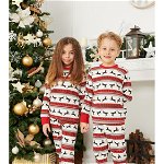 Pijamale de Craciun copii model Dasher 5 ani(105 -110 cm), Haine de vis