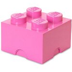 Cutie depozitare LEGO 2x2 roz