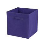 Cutie depozitare pliabila tip cub, violet orhidee, 31x31 cm, Happymax, 