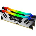 Memorie RAM Kingston DIMM, DDR5, 32GB, CL32, 6400MHz. kit of 2 Fury Renegade RGB, Kingston