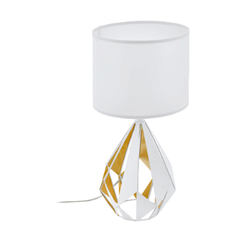 Lampa de masa CARLTON 5 alb, honey gold 220-240V,50/60Hz, Eglo