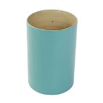 Cutie depozitare cilindrica, Compactor, Laccato, 12 x 18 cm, bambus, turcoaz, Compactor