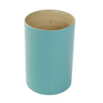 Cutie depozitare cilindrica, Compactor, Laccato, 12 x 18 cm, bambus, turcoaz, Compactor