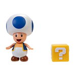 Figurina Mario Nintendo 10 cm - Blue Toad Question Block