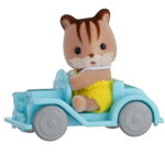 Sylvanian Families Baby Carry Case Squirrel On Car 5203 