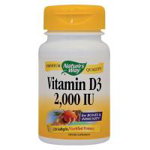 Vitamina D3, 2000 UI, 120 capsule moi, Natures Way