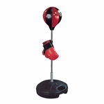 Set de box minge cu stand reglabil si manusi, Rising Sports, 80-110 cm, Rising Sports