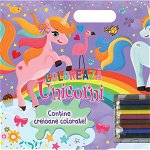 Coloreaza - Unicorni (creioane), GIRASOL