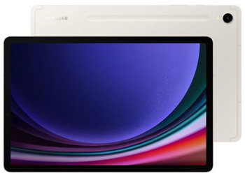 Galaxy Tab S9, 11 inch Multi-touch, Snapdragon 8 Gen 2 Octa-Core 3.36GHz, 8GB RAM, 128GB flash, Wi-Fi, Bluetooth, Android 13, Beige, Samsung