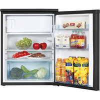 Frigider cu o usa Tesla RS1100MB, 113 l, Clasa F, Iluminare LED, Usa reversibila, H 84.5 cm, Negru