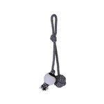 Jucărie pentru câini Black White rope, 40 cm