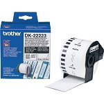 Rola Etichete Brother DK22223 Continuous Paper Tape, 50mm x 30.48m