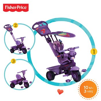 Tricicleta 3 in 1 Royal Violet Fisher-Price FIS_1570133_EVS
