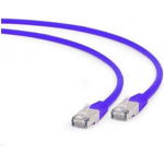 Cablu patchcord gembird RJ45, cat. 6A,FTP, LSZH, 3m, purple, Gembird