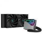 Cooler procesor cu lichid Deepcool LT520 negru iluminare aRGB