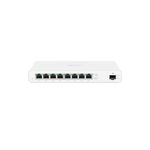 Switch cu 8 porturi Gigabit Ubiquiti UISP-S, 18 Gbps, 13.392 Mpps, 1 port SFP, PoE, cu management, UBiQUiTi